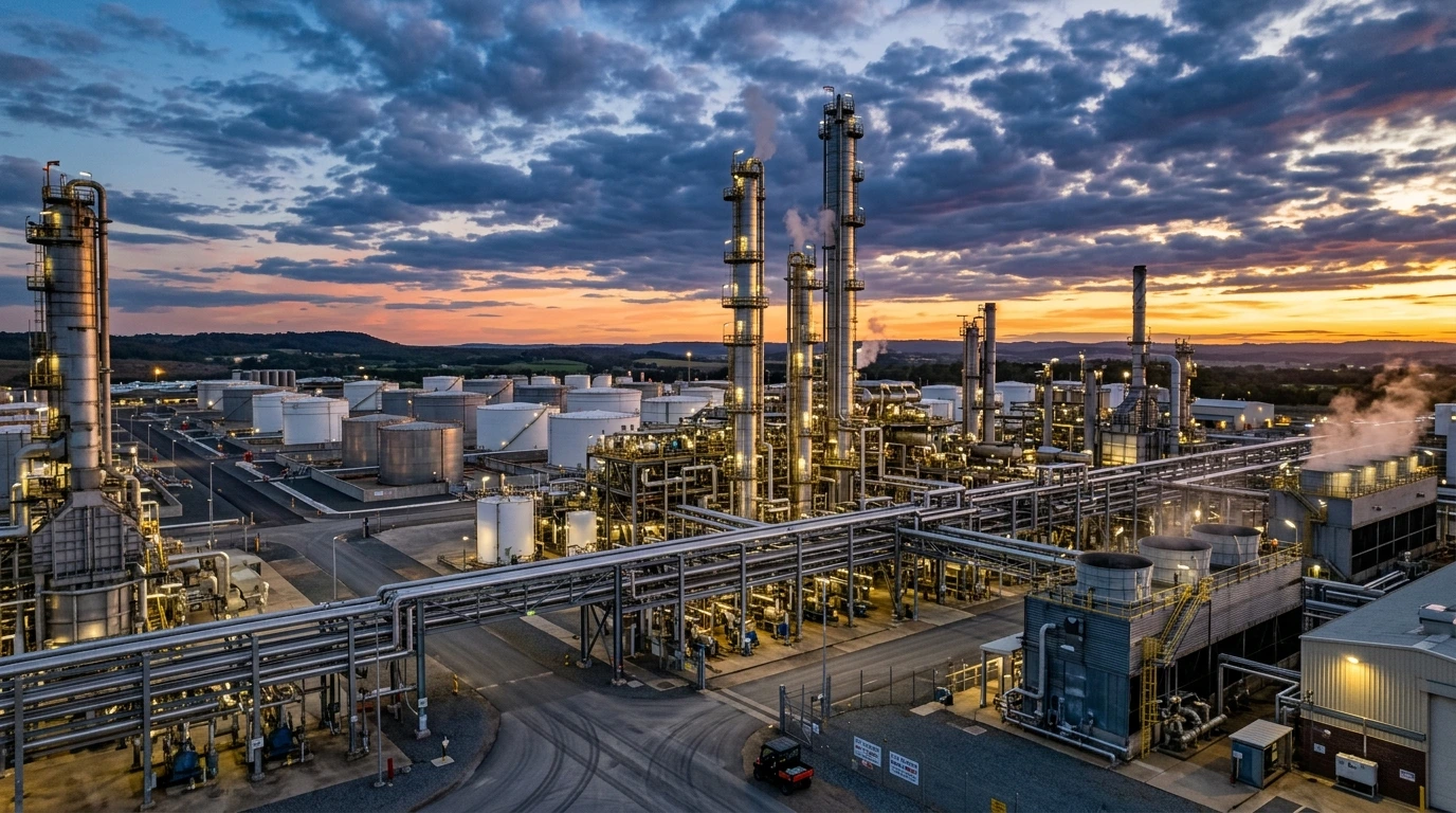 Oil and gas processing facility